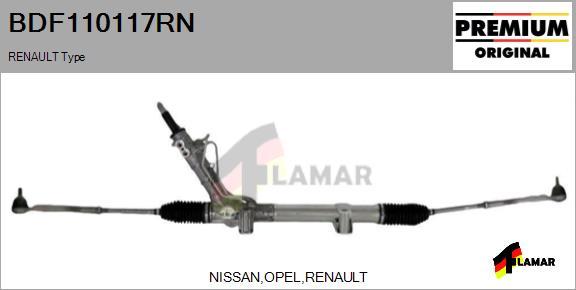 FLAMAR BDF110117RN - Steering Gear autospares.lv