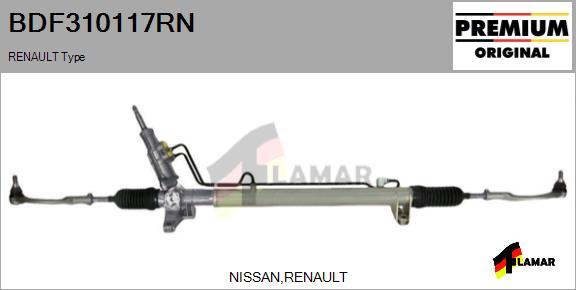 FLAMAR BDF310117RN - Steering Gear autospares.lv