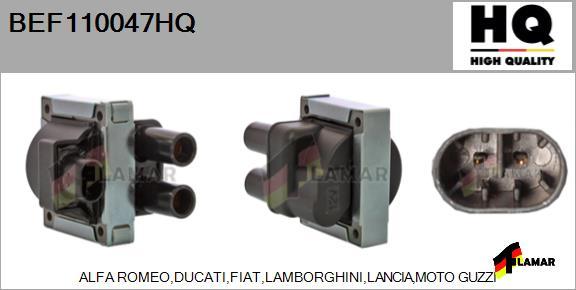 FLAMAR BEF110047HQ - Ignition Coil autospares.lv