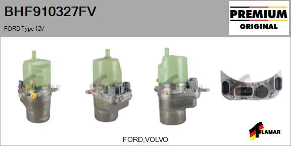 FLAMAR BHF910327FV - Hydraulic Pump, steering system autospares.lv