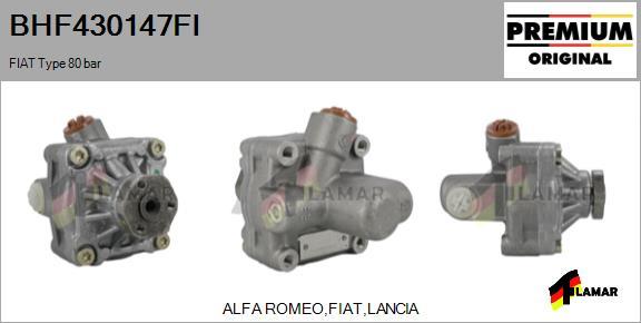 FLAMAR BHF430147FI - Hydraulic Pump, steering system autospares.lv