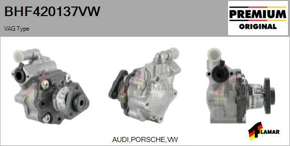 FLAMAR BHF420137VW - Hydraulic Pump, steering system autospares.lv