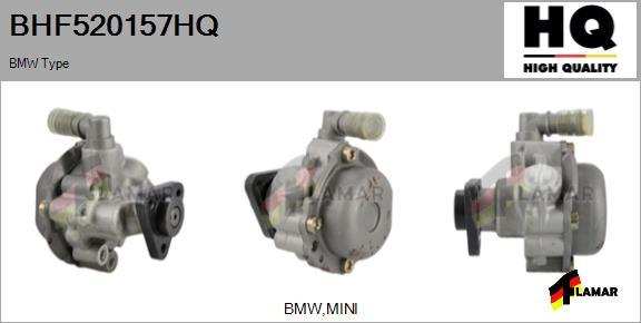 FLAMAR BHF520157HQ - Hydraulic Pump, steering system autospares.lv