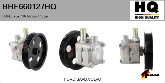 FLAMAR BHF660127HQ - Hydraulic Pump, steering system autospares.lv