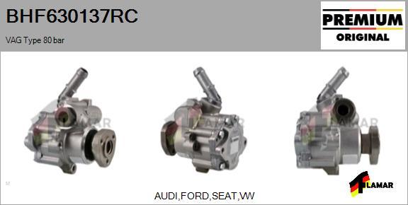 FLAMAR BHF630137RC - Hydraulic Pump, steering system autospares.lv