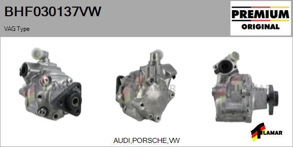 FLAMAR BHF030137VW - Hydraulic Pump, steering system autospares.lv