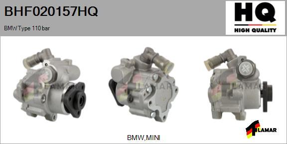 FLAMAR BHF020157HQ - Hydraulic Pump, steering system autospares.lv