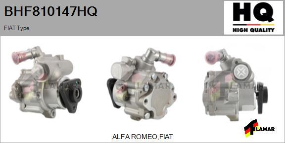 FLAMAR BHF810147HQ - Hydraulic Pump, steering system autospares.lv