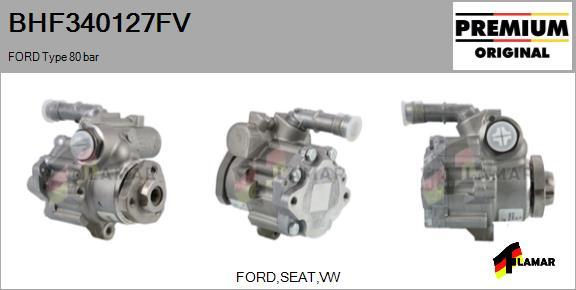 FLAMAR BHF340127FV - Hydraulic Pump, steering system autospares.lv