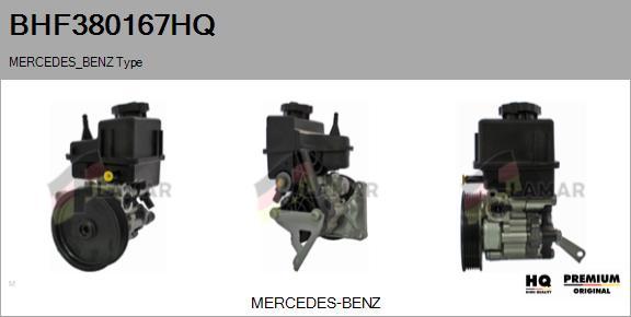 FLAMAR BHF380167HQ - Hydraulic Pump, steering system autospares.lv