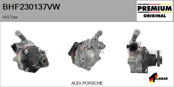 FLAMAR BHF230137VW - Hydraulic Pump, steering system autospares.lv