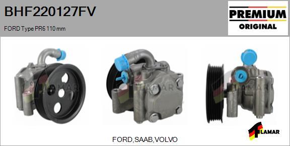 FLAMAR BHF220127FV - Hydraulic Pump, steering system autospares.lv