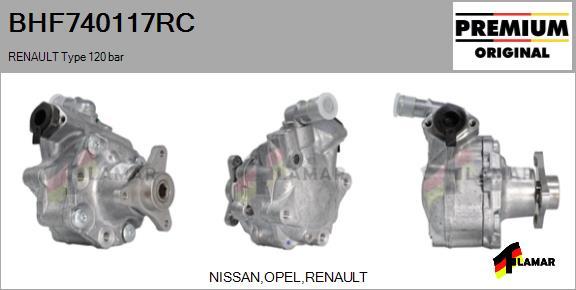 FLAMAR BHF740117RC - Hydraulic Pump, steering system autospares.lv