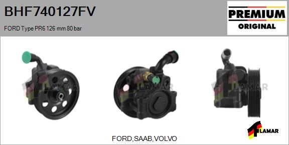 FLAMAR BHF740127FV - Hydraulic Pump, steering system autospares.lv