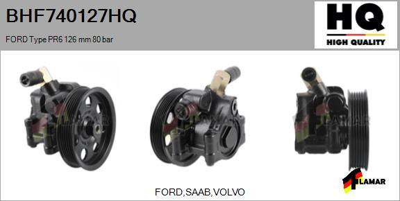 FLAMAR BHF740127HQ - Hydraulic Pump, steering system autospares.lv