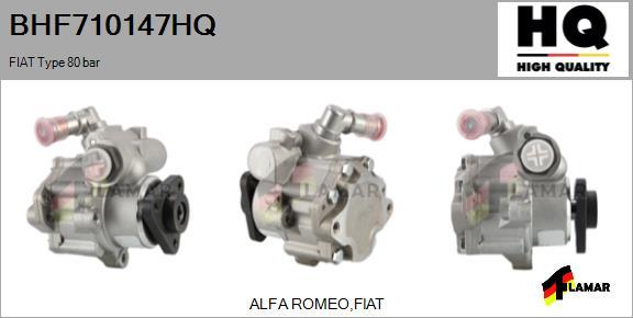 FLAMAR BHF710147HQ - Hydraulic Pump, steering system autospares.lv