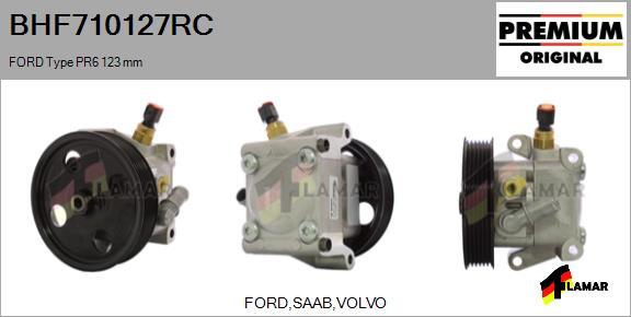 FLAMAR BHF710127RC - Hydraulic Pump, steering system autospares.lv