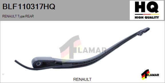 FLAMAR BLF110317HQ - Wiper Arm, window cleaning autospares.lv