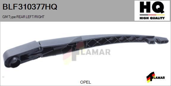 FLAMAR BLF310377HQ - Wiper Arm, window cleaning autospares.lv