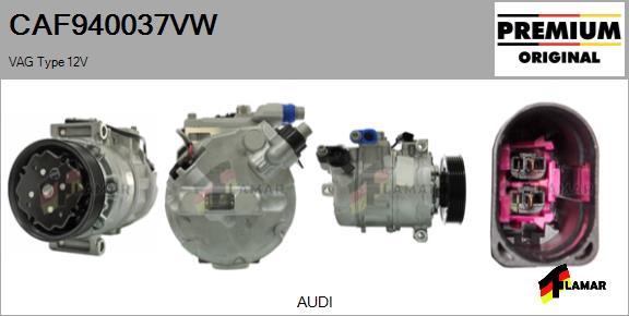 FLAMAR CAF940037VW - Compressor, air conditioning autospares.lv