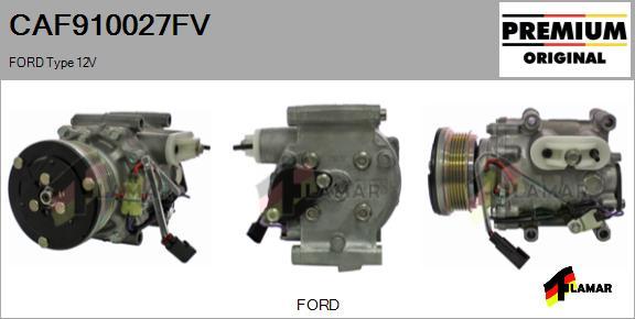 FLAMAR CAF910027FV - Compressor, air conditioning autospares.lv