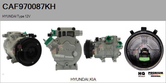 FLAMAR CAF970087KH - Compressor, air conditioning autospares.lv