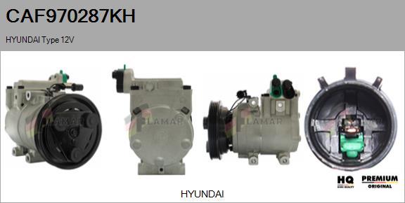 FLAMAR CAF970287KH - Compressor, air conditioning autospares.lv