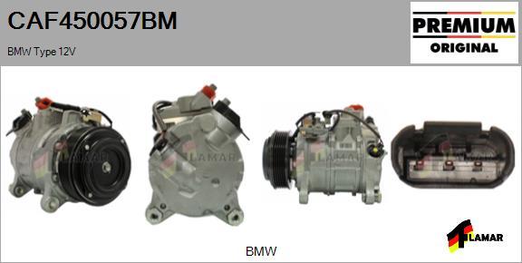 FLAMAR CAF450057BM - Compressor, air conditioning autospares.lv