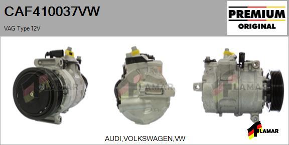 FLAMAR CAF410037VW - Compressor, air conditioning autospares.lv