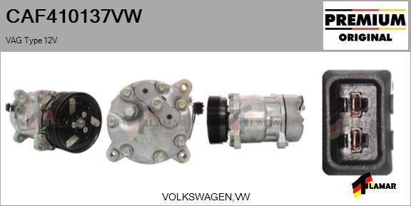 FLAMAR CAF410137VW - Compressor, air conditioning autospares.lv