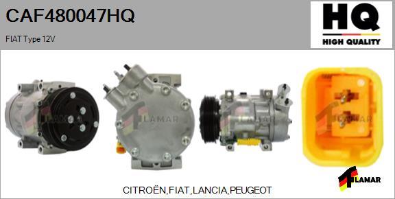 FLAMAR CAF480047HQ - Compressor, air conditioning autospares.lv