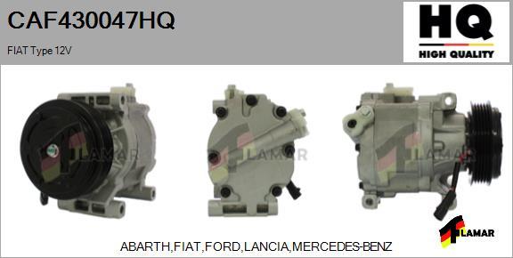 FLAMAR CAF430047HQ - Compressor, air conditioning autospares.lv