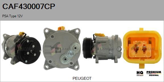 FLAMAR CAF430007CP - Compressor, air conditioning autospares.lv