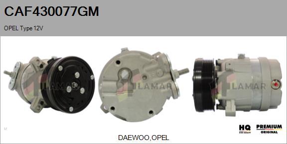 FLAMAR CAF430077GM - Compressor, air conditioning autospares.lv