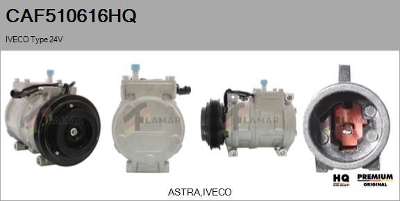 FLAMAR CAF510616HQ - Compressor, air conditioning autospares.lv