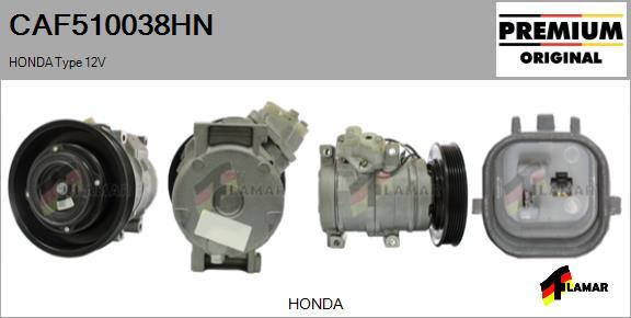 FLAMAR CAF510038HN - Compressor, air conditioning autospares.lv