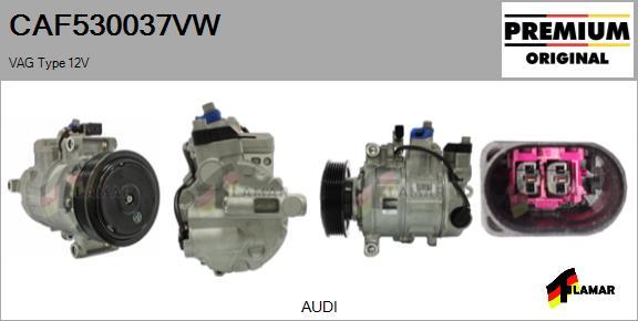 FLAMAR CAF530037VW - Compressor, air conditioning autospares.lv