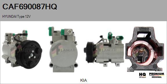 FLAMAR CAF690087HQ - Compressor, air conditioning autospares.lv