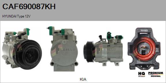 FLAMAR CAF690087KH - Compressor, air conditioning autospares.lv