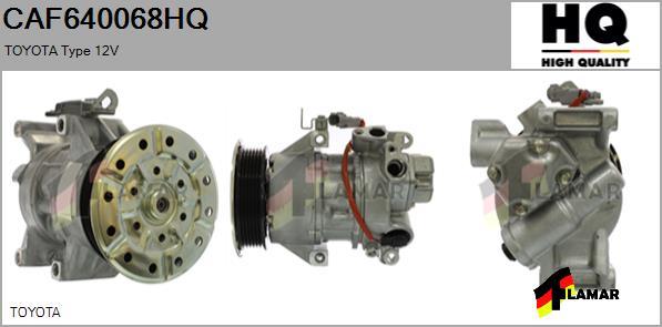 FLAMAR CAF640068HQ - Compressor, air conditioning autospares.lv