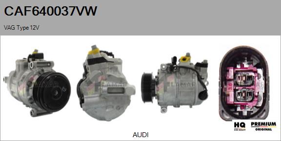 FLAMAR CAF640037VW - Compressor, air conditioning autospares.lv