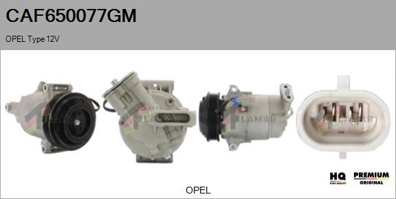 FLAMAR CAF650077GM - Compressor, air conditioning autospares.lv