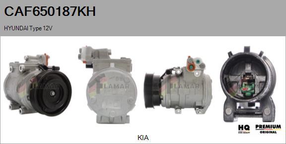 FLAMAR CAF650187KH - Compressor, air conditioning autospares.lv