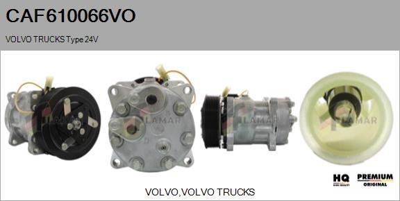 FLAMAR CAF610066VO - Compressor, air conditioning autospares.lv