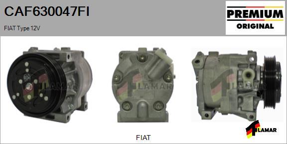 FLAMAR CAF630047FI - Compressor, air conditioning autospares.lv