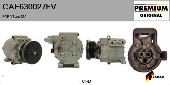 FLAMAR CAF630027FV - Compressor, air conditioning autospares.lv