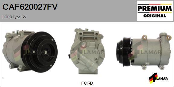 FLAMAR CAF620027FV - Compressor, air conditioning autospares.lv