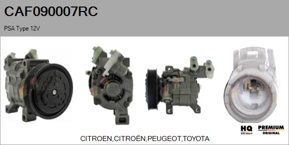 FLAMAR CAF090007RC - Compressor, air conditioning autospares.lv