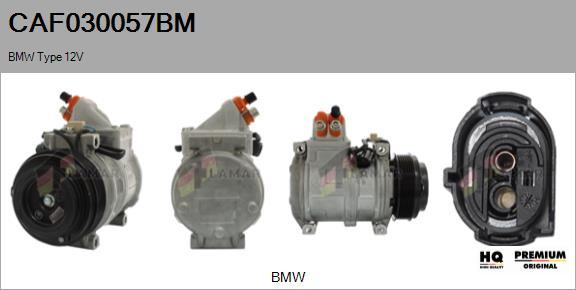 FLAMAR CAF030057BM - Compressor, air conditioning autospares.lv