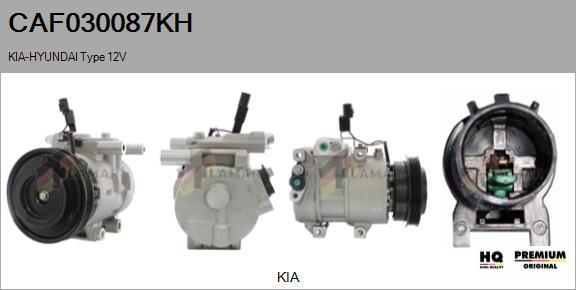 FLAMAR CAF030087KH - Compressor, air conditioning autospares.lv